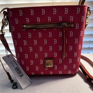 Small Dooney & Bourke Red Logo Crossbody Bag
